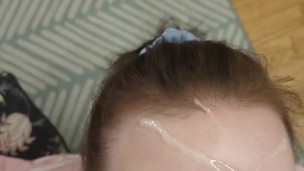 Blowjob Facial Compilation – Slutty girlfriend sucks big cock and get huge cumshots on her face