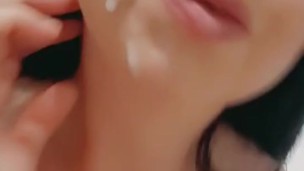 Cum on my face