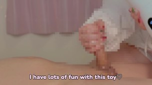 【M男専用動画🐰✨】全自動オナホと手コキの交互でおちんちん限界射精🥰💓