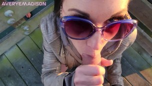 First Ever CUMWALK Along Public Pier