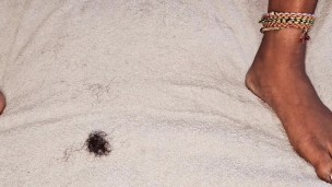 Guy Fingeres Her to a SQUIRTING Orgasm after Shaving Her Pussy at the SALON