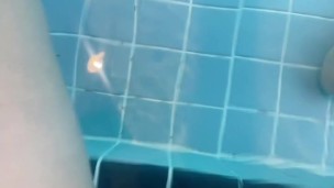 Flashing at swiming pool