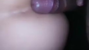 White girl likes to be fucked hard, interracial sex black