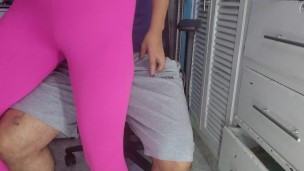 dirty games with my yoga trainer I PEE ALL 💦