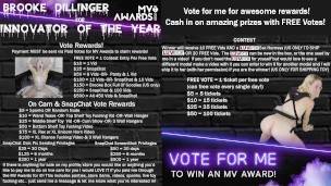 MV Awards Contest Details – Hard Fucking and MESSY Bukkake Facials