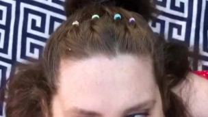 HUGE CUMSHOT ON FACE AND IN HAIR AT THE PARK/ PUBLIC FACIAL 😍