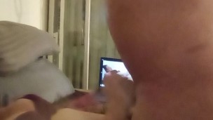 Muscle Daddy Rides Girl’s Pussy and They Both Moan Loud and Explode Together (Cum On my Tits Daddy)