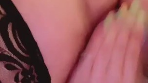 Playing with my big purple dildo like the dirty whore I am